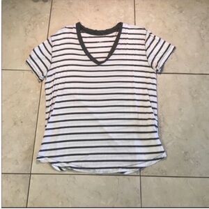 Cotton On Striped V-Neck Women's Top